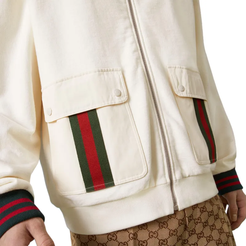 GUCCI Jackets Coats Men's White-5