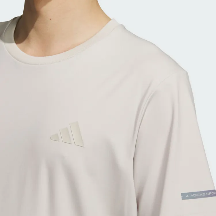 Adidas T Shirts Men Beige-4