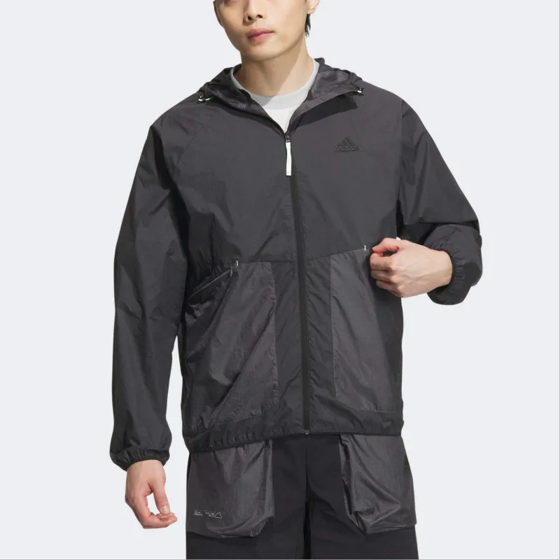 Adidas Jackets Men Black+Shopping Bag-3