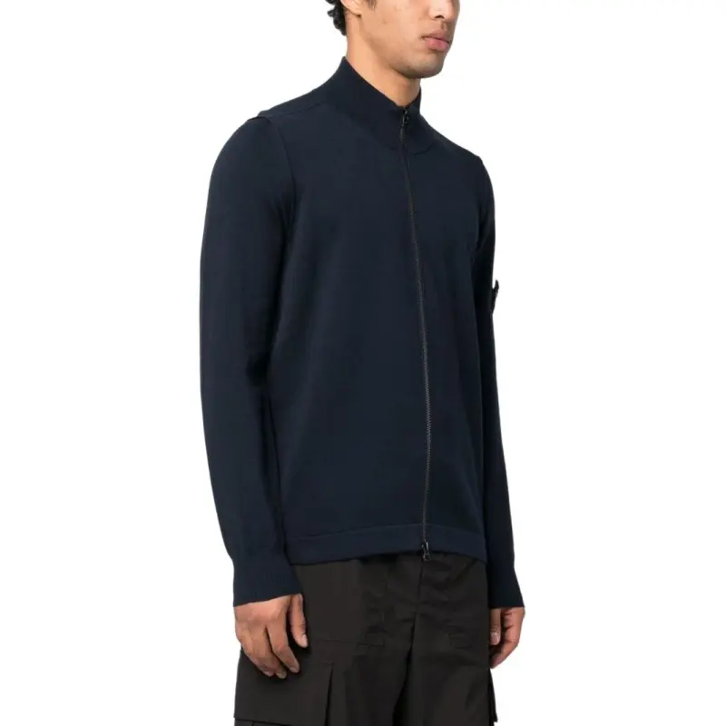 STONE ISLAND Compass motif Zip up Cardigan-3