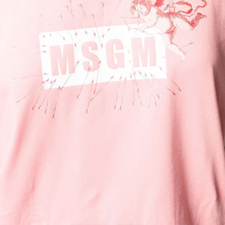MSGM T Shirts Women's Pink-4