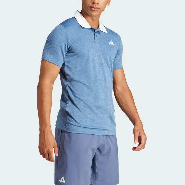 Adidas Tennis Freelift Polo Shirt Polo Shirt Men's Blue-3