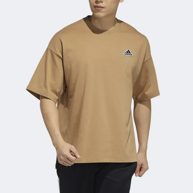 Adidas T Shirt Men's Cardboard Yellow-1