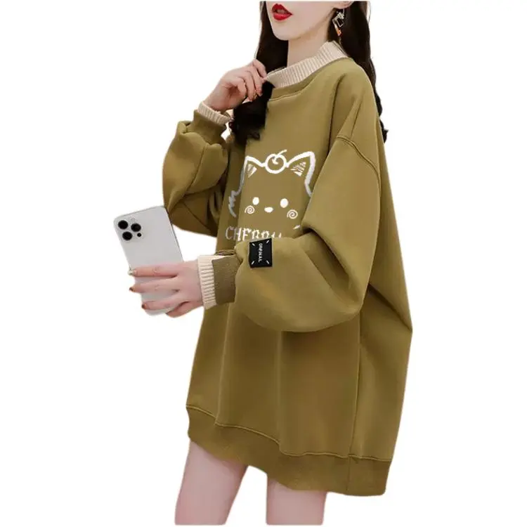 Flowers In Water Sweatshirt Women's-6