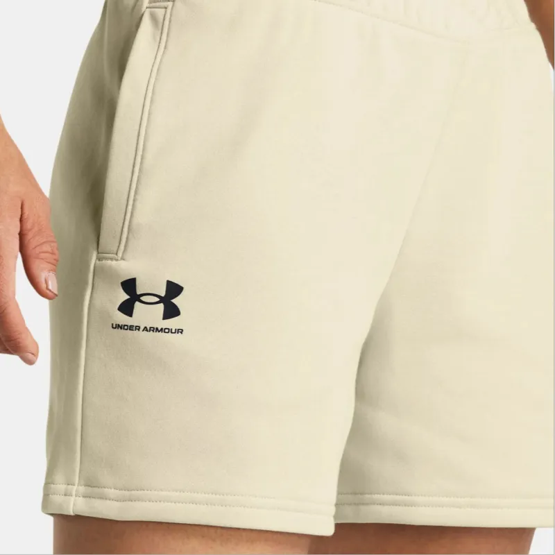 Under Armour UA Rival Casual Shorts Women's Light Yellow-4