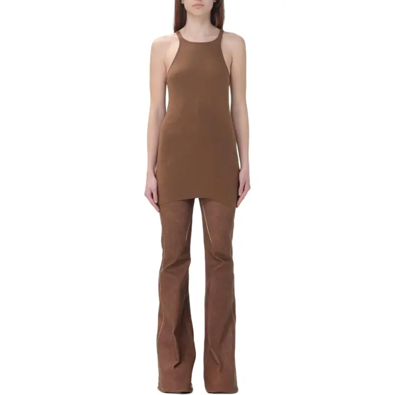 Rick Owens DRKSHDW Rick Owens Raw Cut Hem Sleeveless Tank Top-3
