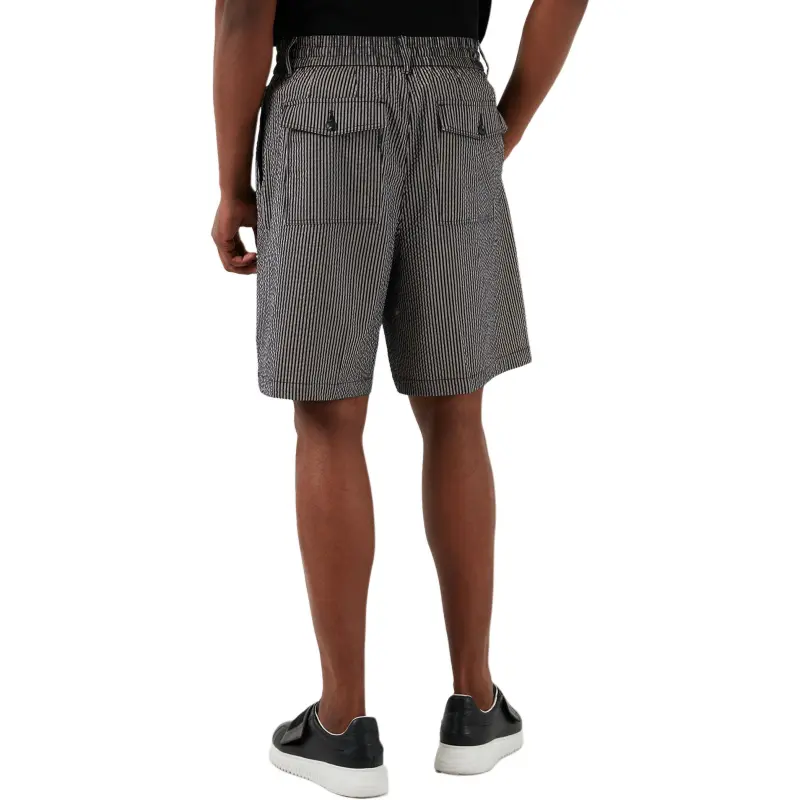 EMPORIO ARMANI Vertical print Cotton blend Shorts-3