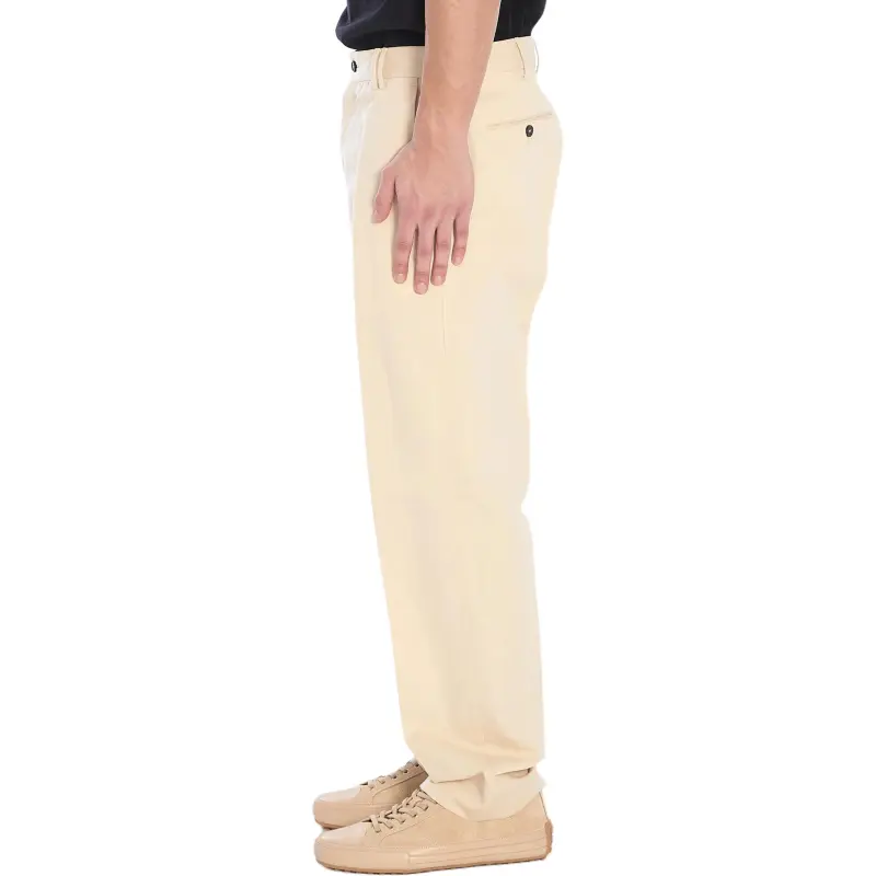 PT Pantaloni Torino Casual Pants Men's Cream-3