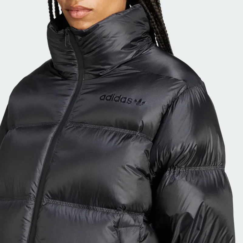 Adidas Originals Clover Series Outfit Down Jacket Women's Black-5