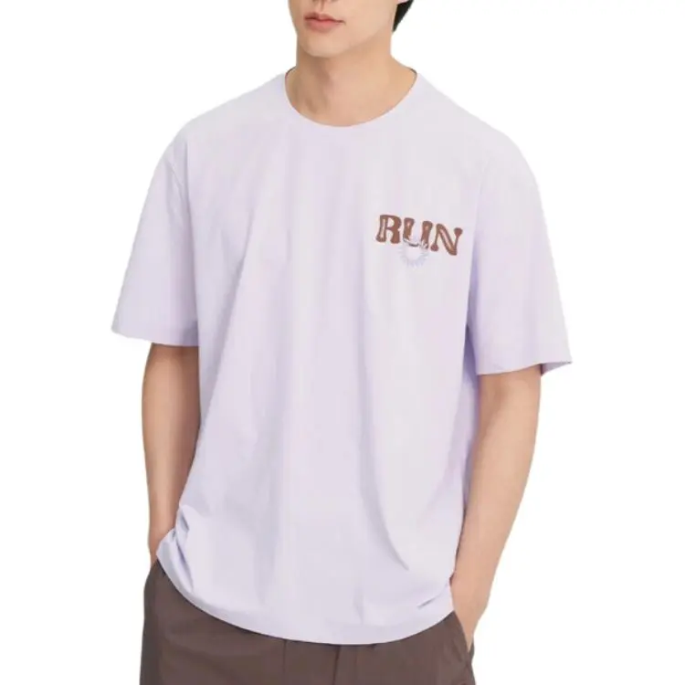 FILA T Shirts Unisex Lavender-2