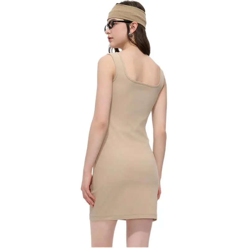 FILA FUSION FOB Collection FUSION LIFE Slip Dress Women's Wild Grass Khaki-2