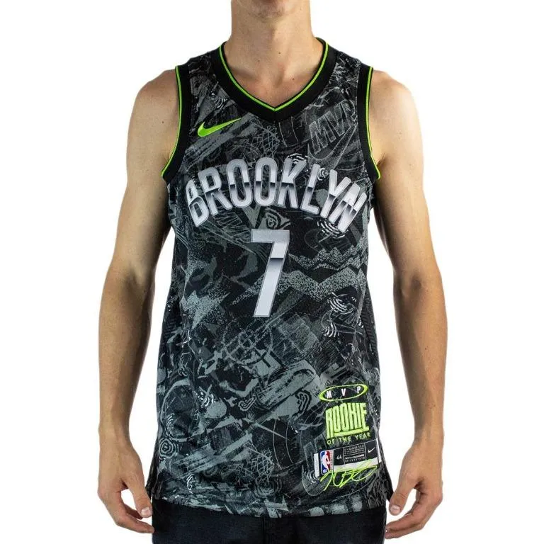 Nike X NBA Basketball Jerseys Men Black Gray Color-2