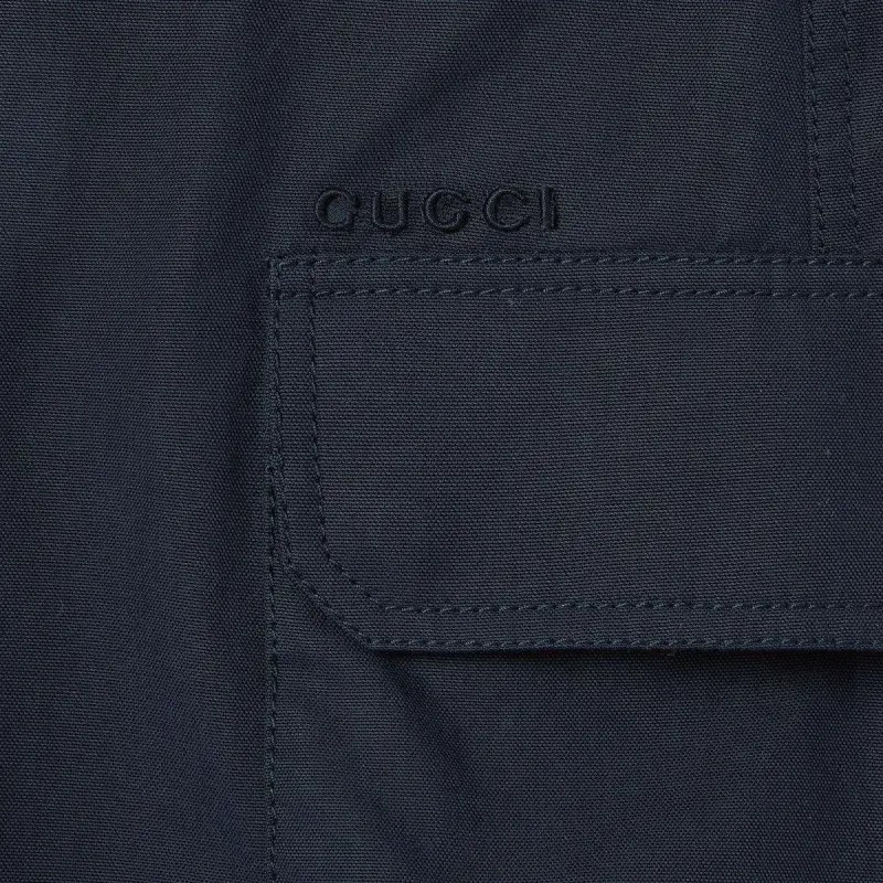 GUCCI FW25 Cargo Shorts Women's Dark Blue-5