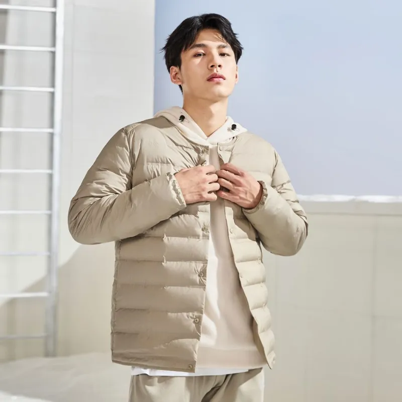 QIAODAN Down Jackets Men Coconut Shell-3