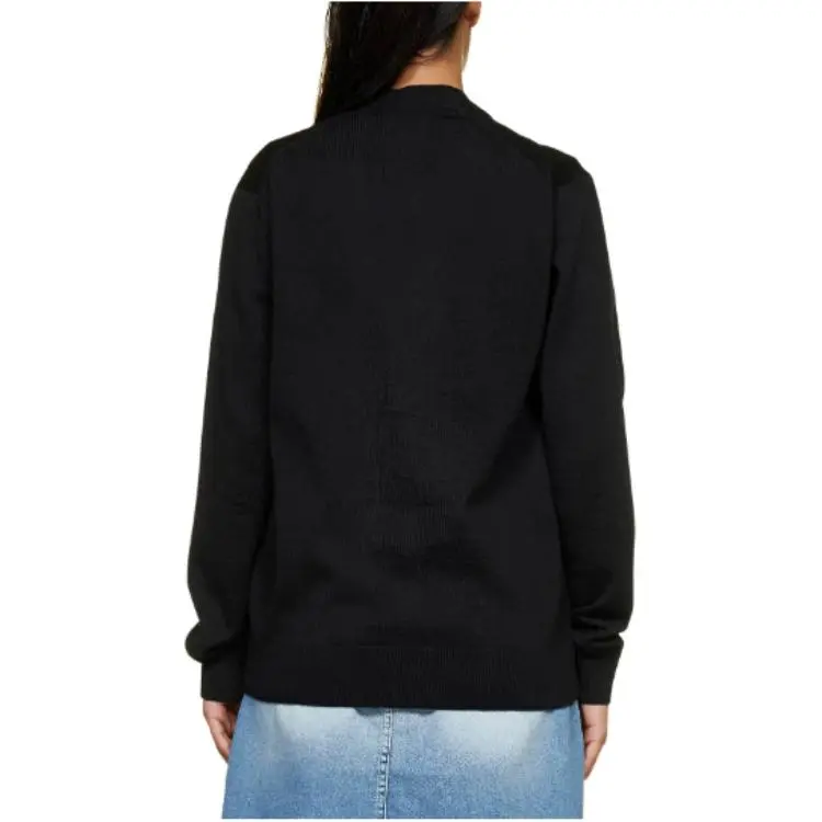 Maison Kitsune Tricolor Fox Patch Cardigan-4
