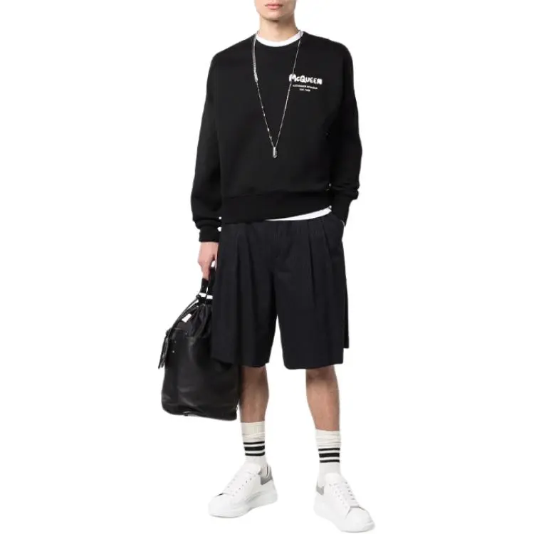 Alexander McQueen Grafitti Logo Printed Sweatshirt-1