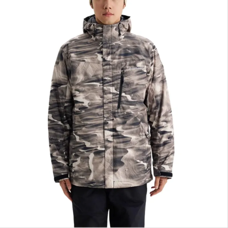 Columbia Water Resistant Windproof Warm Heat Reflective Windbreaker Jacket Men's Camouflage-1