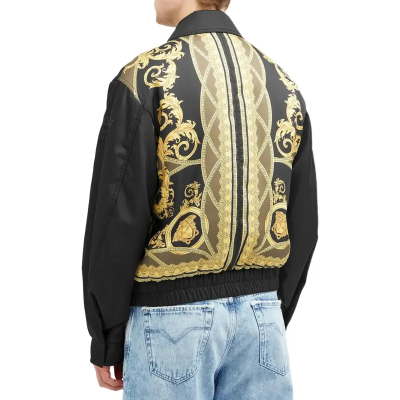 VERSACE COLLECTION Long Sleeved Zipped Jacket-4