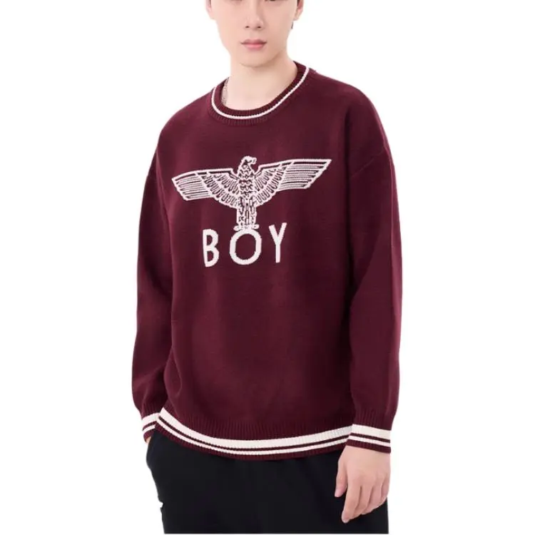 Boy London New Year Sweater Unisex Maroon-2