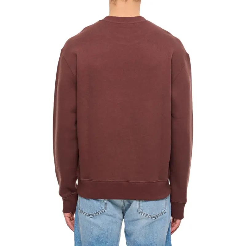 Maison Kitsune Fox Head Patch Crewneck Sweatshirt-4