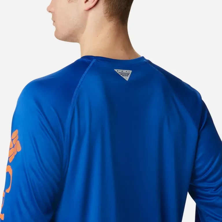 Columbia PFG Tamiami T Shirt Men's Blue-4
