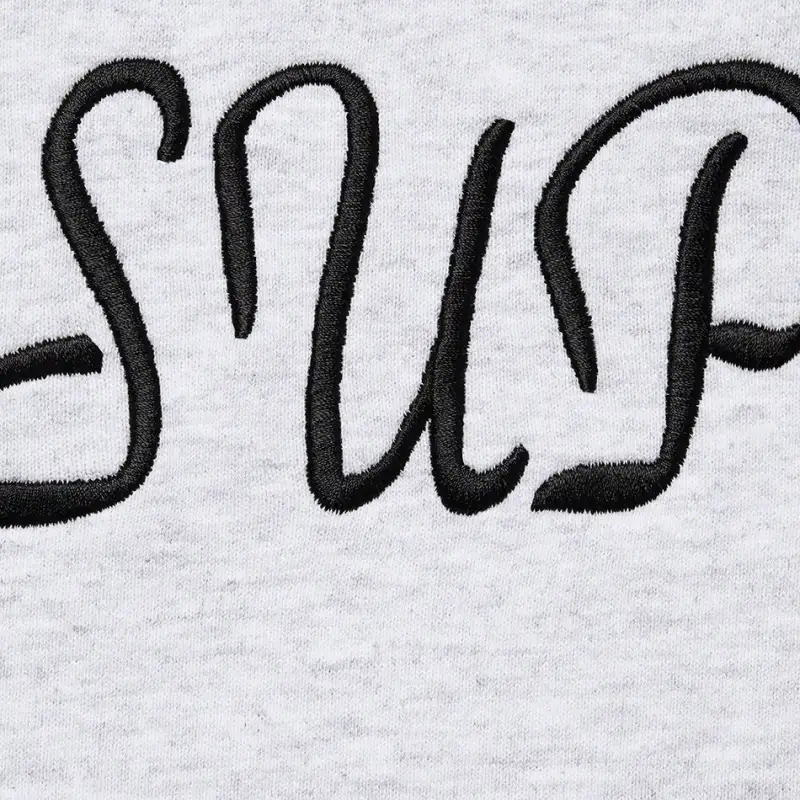 Supreme Script Hooded Sweatshirt-1