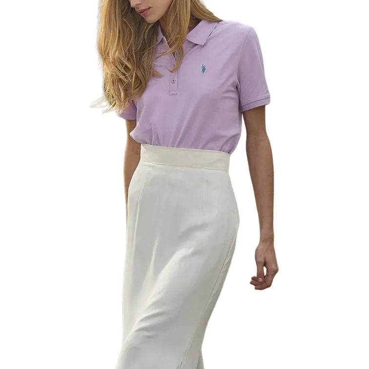 U.S. POLO ASSN. Polo Shirt Women's Lavender-1