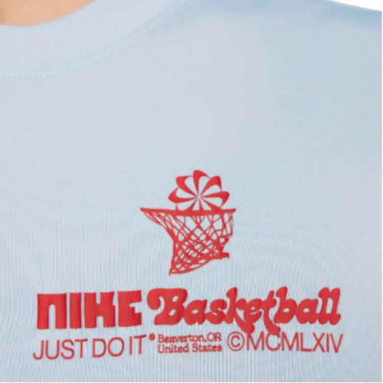 Nike Dri FIT T Shirt Men's Light Blue-4