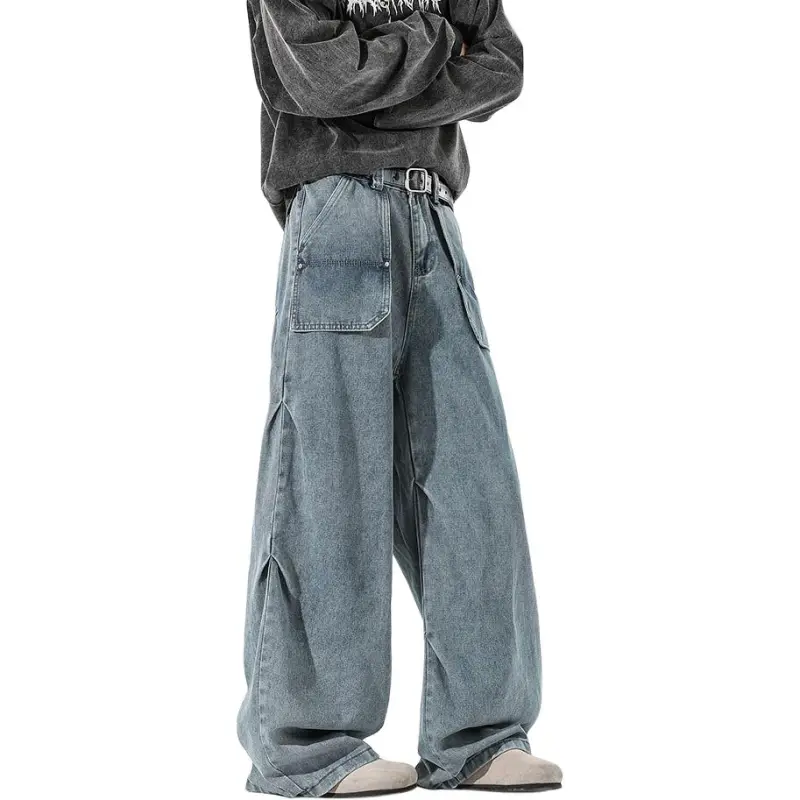 Lulifama Jeans Unisex Blue-5