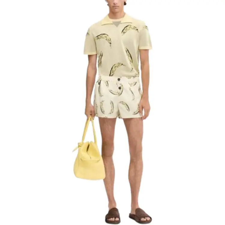 Jacquemus Banana Printed Deck Shorts-1