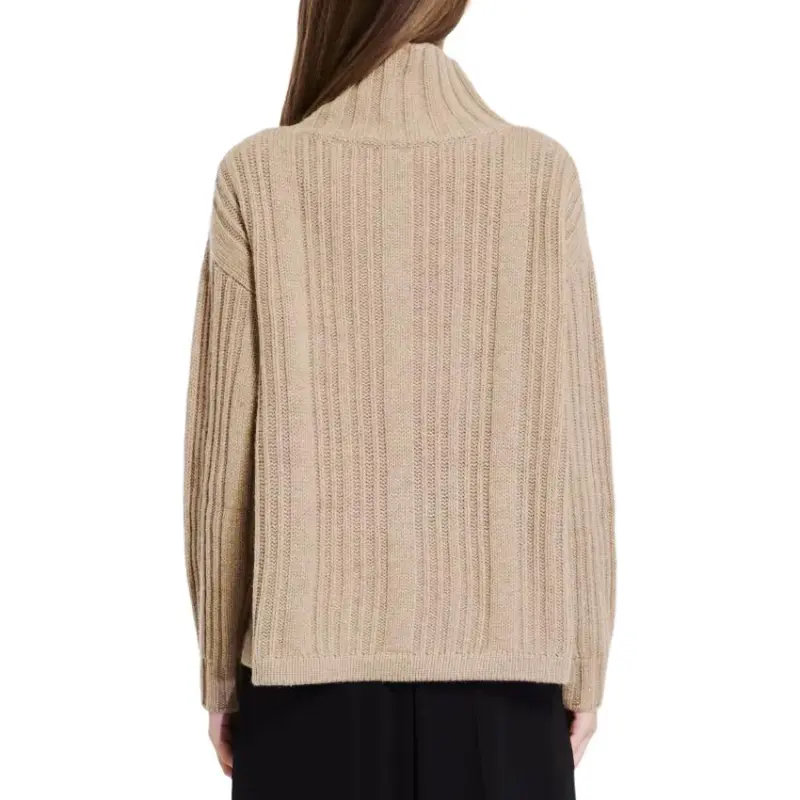MaxMara Sweater Women's Beige Brown-3