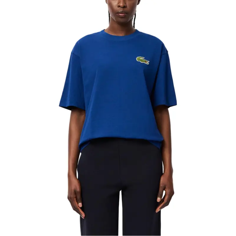 LACOSTE Logo appliqué T shirt-1
