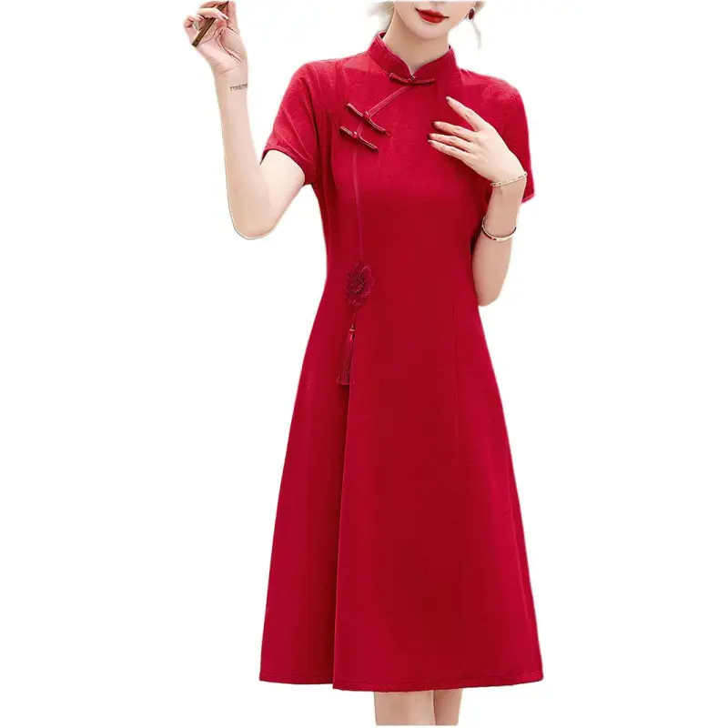 Fele.d Short Sleeved Dress Women's-3