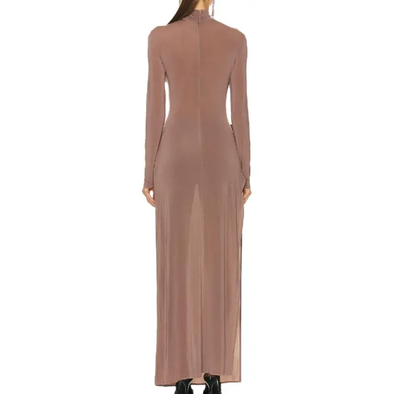 MAGDA BUTRYM Long Sleeved Dress Women's Brown-1