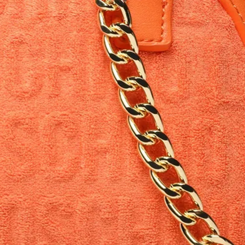 MOSCHINO Artificial Leather Handbag Regular Women's Orange-3
