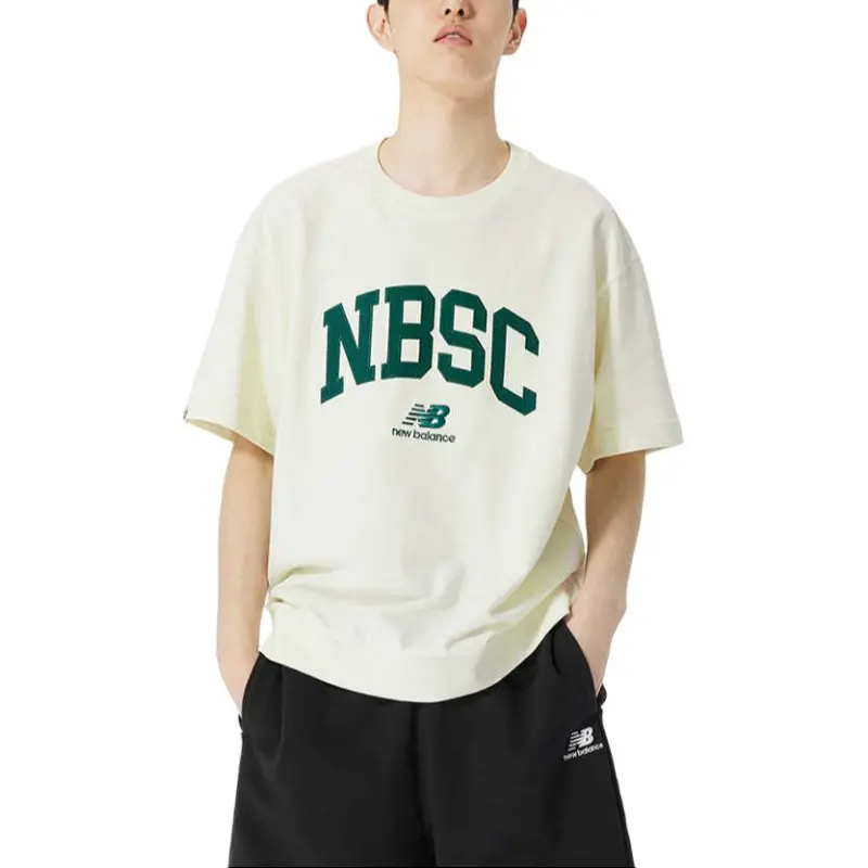 New Balance Vintage Sports Series T Shirt Men's Ecru-2