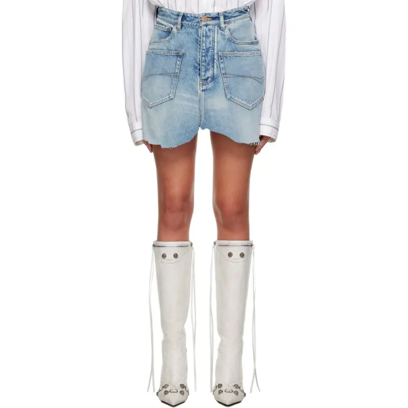 Balenciaga Cut Up Mini Skirt-2
