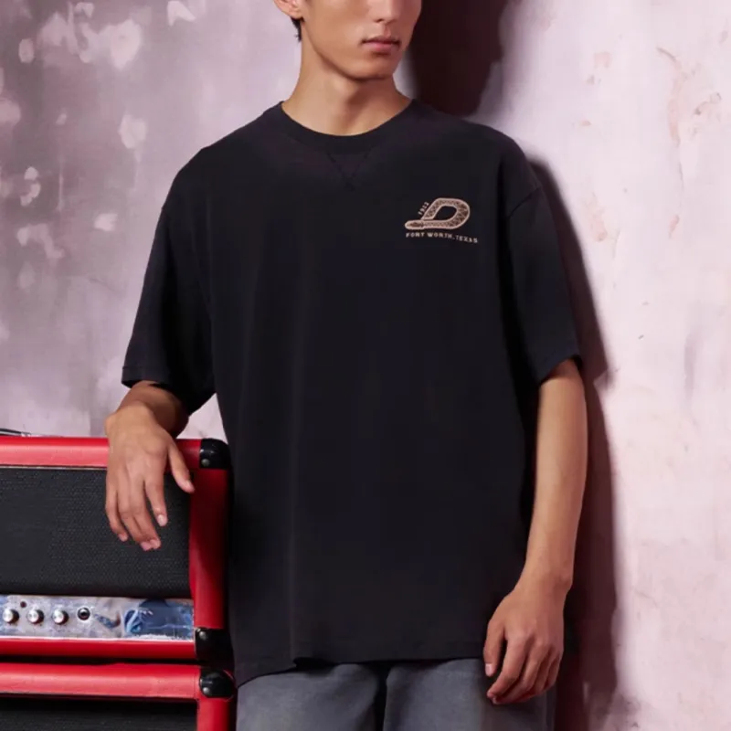 Dickies Snake Year Limited Collection T Shirts Unisex Asphalt Black-1