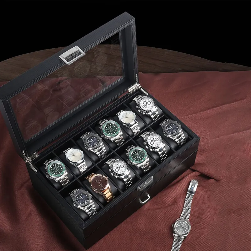 Brilliant Desktop Storage Box Watch Case Unisex-3