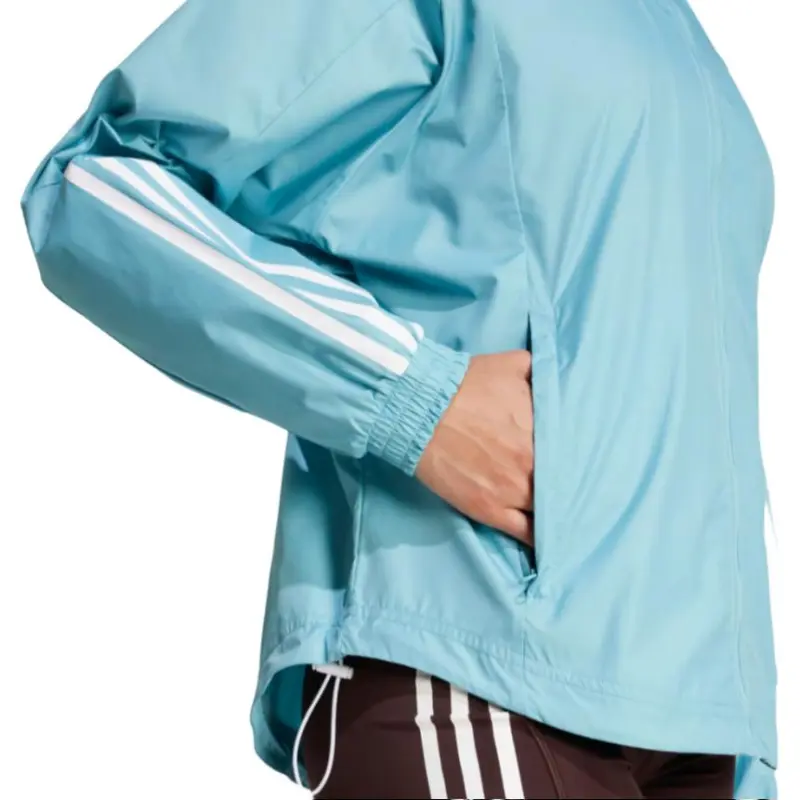 Adidas Women's Wind.Rdy Hyperglam Windbreaker Semi Blue Burst/White-4