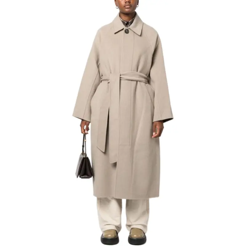 AMIPARIS Paris Single Breated Midi Coat-2