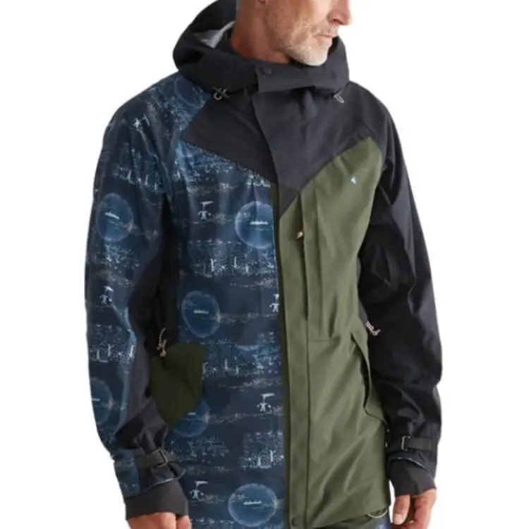 Klattermusen Windbreaker Jackets Men Rosin Green Cobalt Blue/Rosin Green Cobalt Blue-2