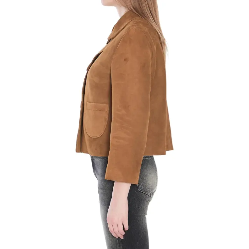 CELINE Jacket In Suede-2