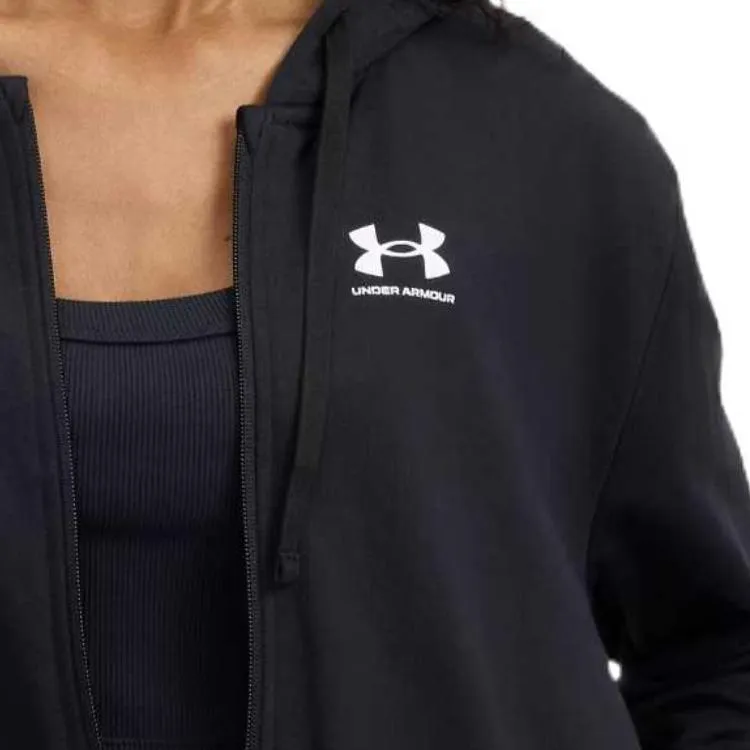 Under Armour Terry Poole Jacket Women's Black-1