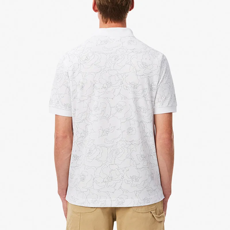 LACOSTE Flower Print L.12.12 Polo Shirt-2