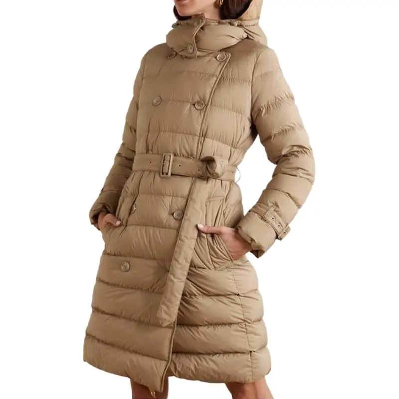Burberry FW22 Down Jacket Coat Women's Khaki-1