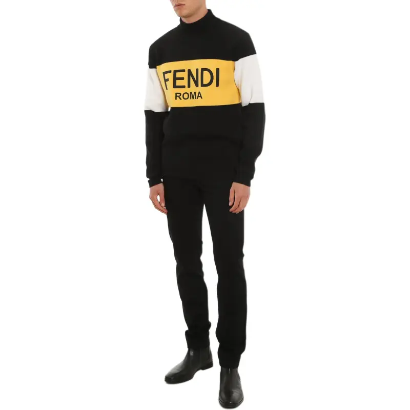 FENDI Sweaters Men Black-2