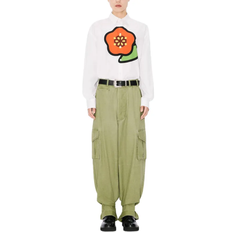KENZO Pop Flower Printed Shirt-2