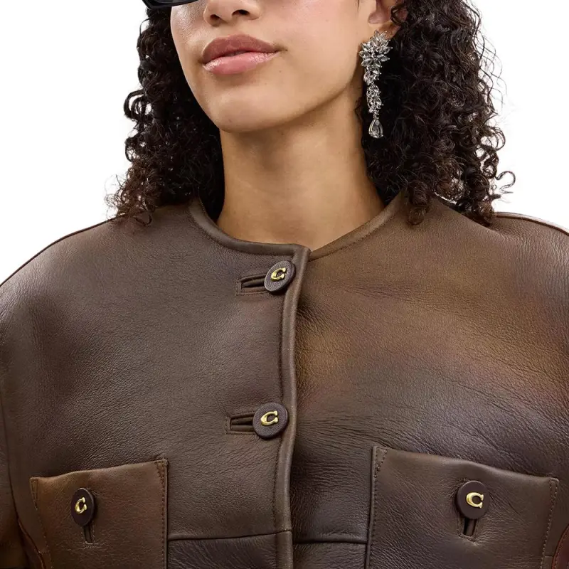 COACH SS24 Jackets & Coats Women's Dark Umber-3