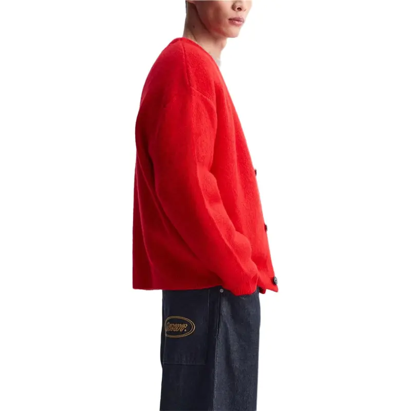 ZARA New Year Knitwear Men Red-3